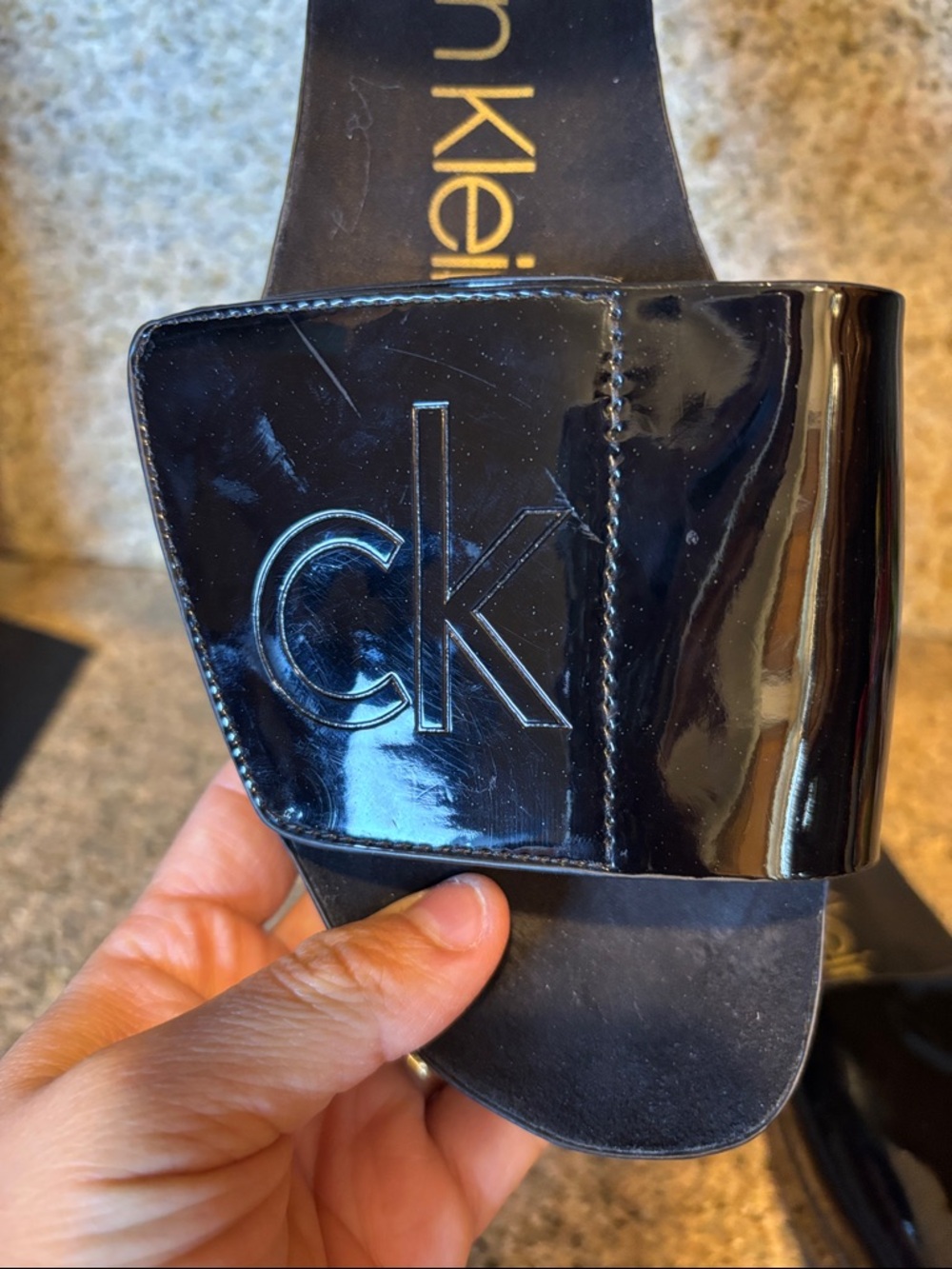 Calvin Klein Black Marlina Sandal - Picture 4 of 8